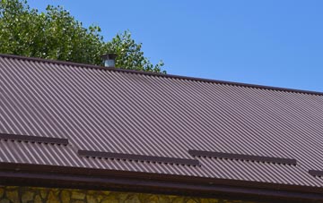 typical Ystrad Mynach corrugated roof uses